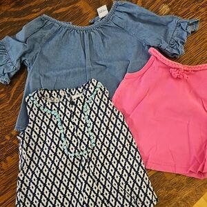 Carters And Old Navy Tops-trio!